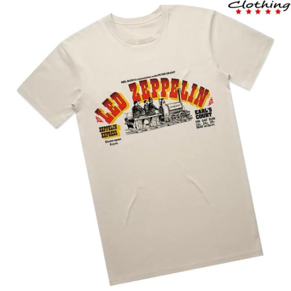 Led Zeppelin Merch Store Shop Express Poster Bone Tee