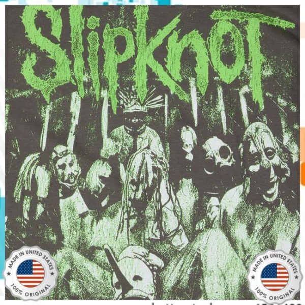 Slipknot Official Store Merch Shop Welcome To 1999 Grey T-Shirt