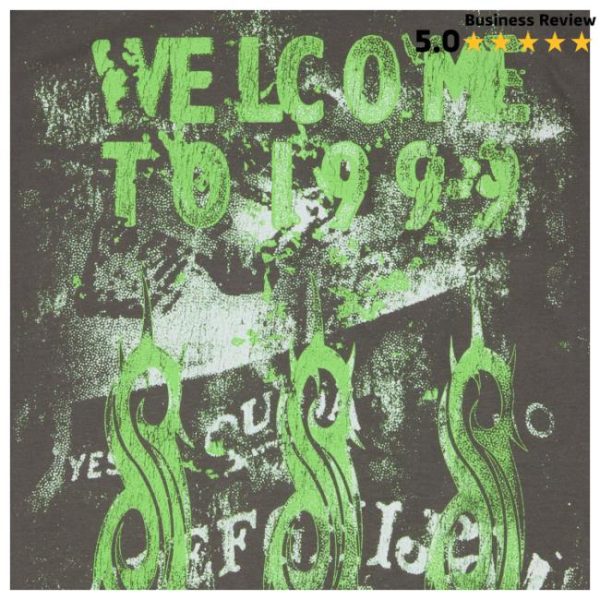 Slipknot Official Store Merch Shop Welcome To 1999 Grey T-Shirt