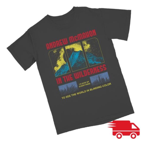 Andrew Mcmahon Merch Store Shop Mountain T-Shirt