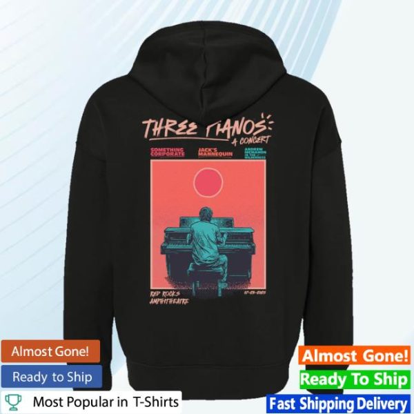 Andrew Mcmahon Merch Store Shop Red Rocks Event Zip Up Hoodie
