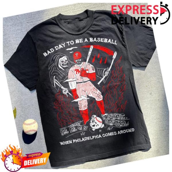 Heavyslime Store Merch Bad Day To Be A Baseball Tee
