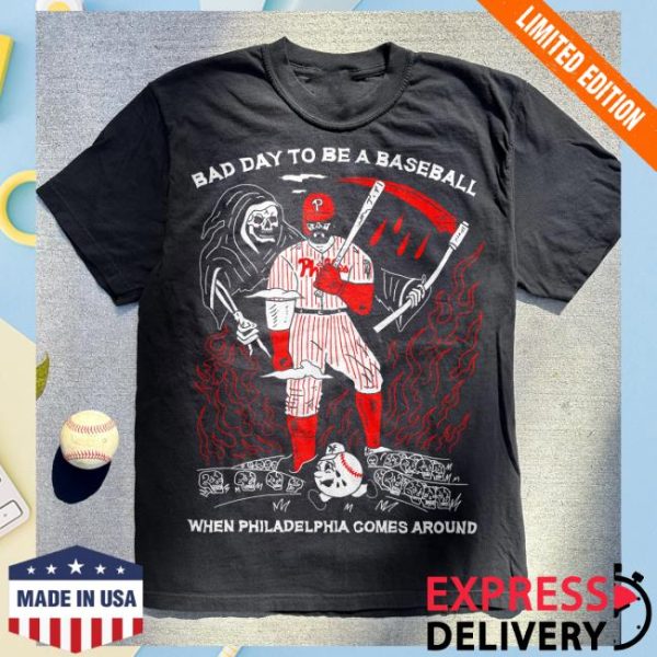 Heavyslime Store Merch Bad Day To Be A Baseball Tee