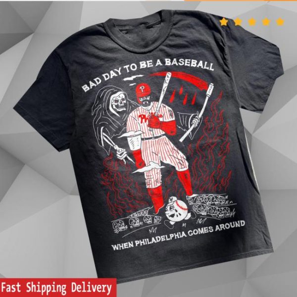 Heavyslime Store Merch Bad Day To Be A Baseball Tee