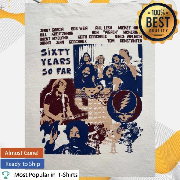 Thunder Shout Merch Store Shop 60 Years So Far Shirt