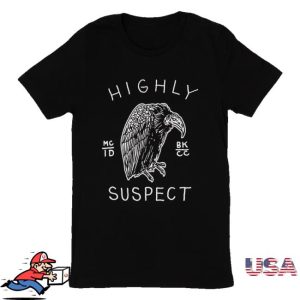 Highly Suspect Merch Store Shop Black Vulture T-Shirt