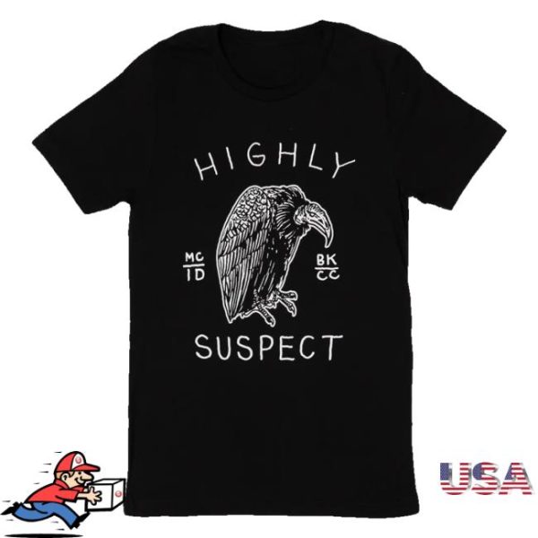 Highly Suspect Merch Store Shop Black Vulture T-Shirt