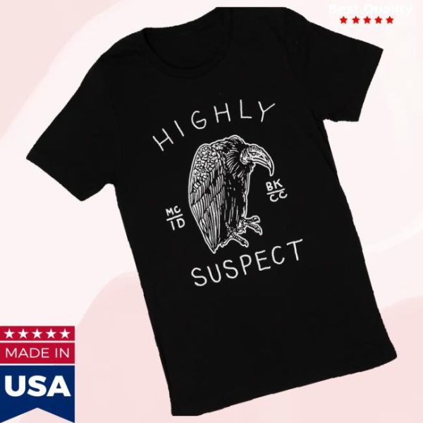 Highly Suspect Merch Store Shop Black Vulture T-Shirt