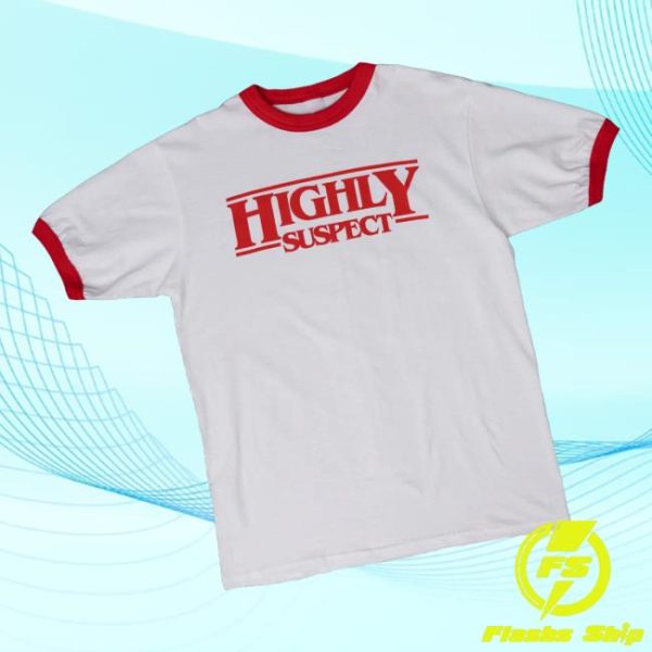 Highly Suspect Merch Store Shop Hs White Ringer T-Shirt