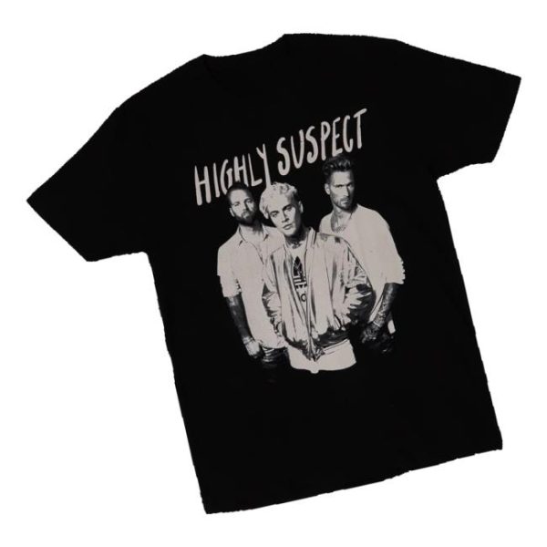 Highly Suspect Merch Store Shop Three-Piece Black T-Shirt