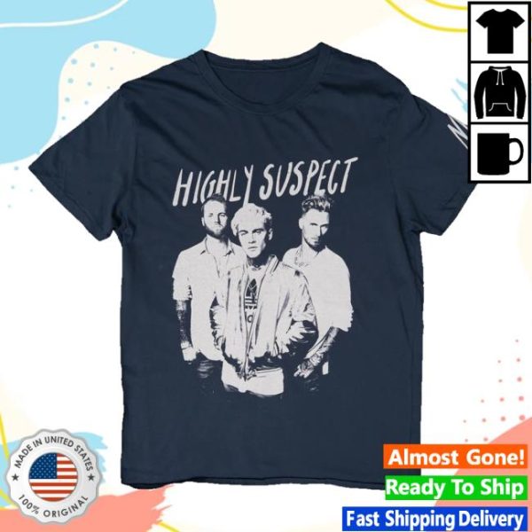 Highly Suspect Merch Store Shop Three-Piece Blue T-Shirt