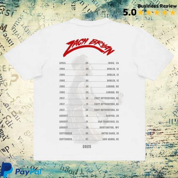 Zach Bryan Shop Store Merch Zb Silhouette Tee