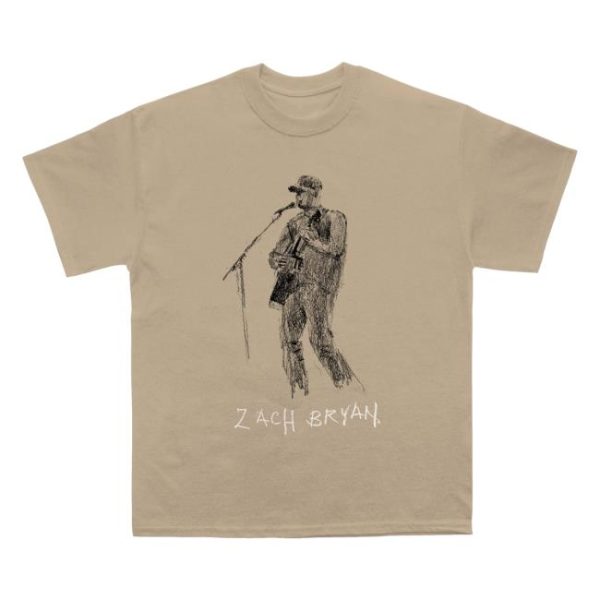 Zach Bryan Shop Store Merch Zb Sketch Tee