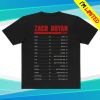 Zach Bryan Shop Store Merch Zb 2025 Lightning Tee