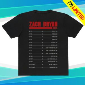 Zach Bryan Shop Store Merch Zb Photo Dateback Tee