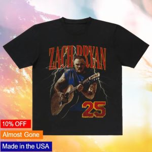 Zach Bryan Shop Store Merch Zb 2025 Lightning Tee