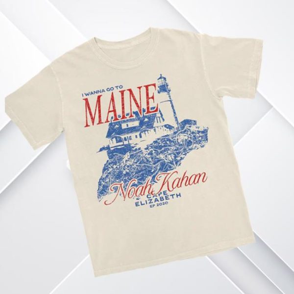 Noah Kahan Store Merch Cape Elizabeth Tee