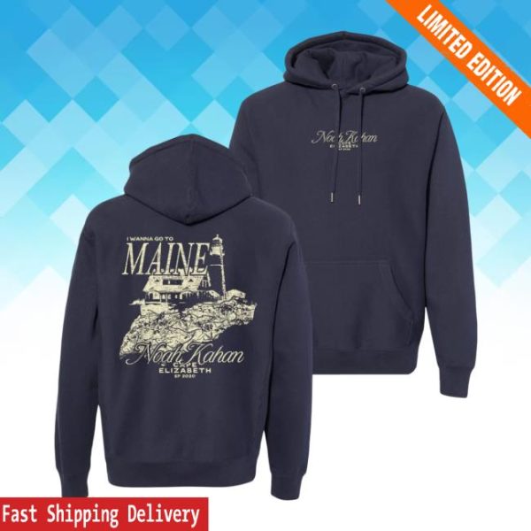 Noah Kahan Store Merch Cape Elizabeth Hoodie