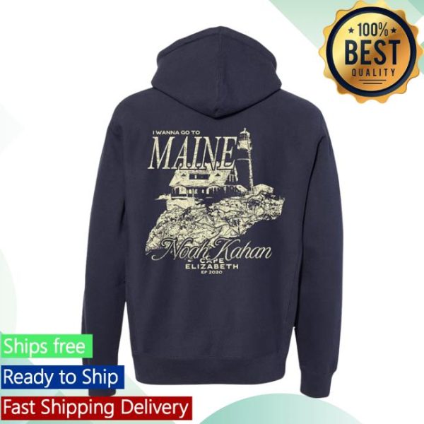 Noah Kahan Store Merch Cape Elizabeth Hoodie