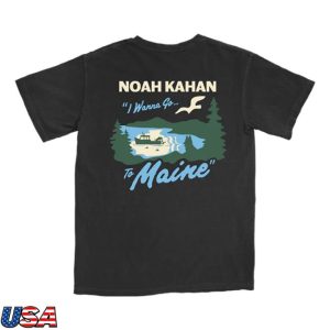 Noah Kahan Store Merch Maine Fishing Tee