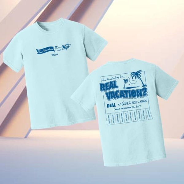 Hellomerch Store Willis Real Vacation T-Shirt