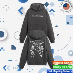 Zeds Dead Store Merch Zeds Dead – Everything Is Ok Premium Heavyweight Hoodie