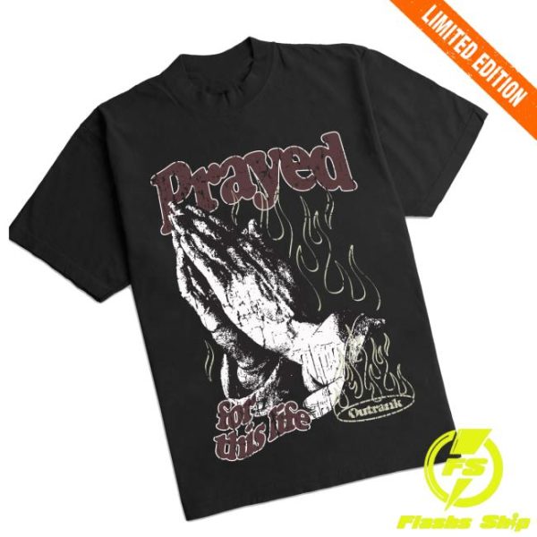 Outrank Brand Store Merch Prayed For This Ultra Heavyweight T-Shirt