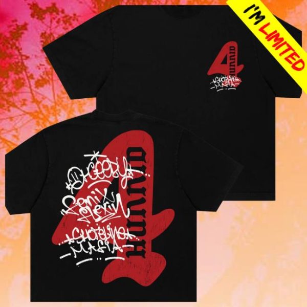 4Hunnid Store Merch 4Hunnid X Shoreline Mafia 4 Tee