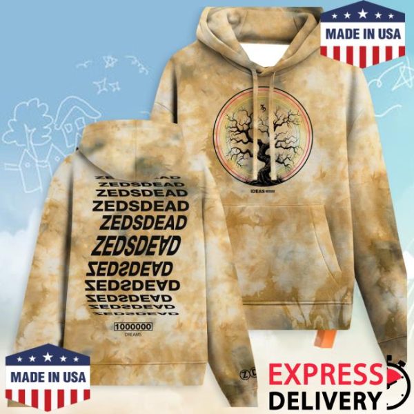 Zeds Dead Store Merch Zeds Dead – Dream Tree Tie Dye Hoodie