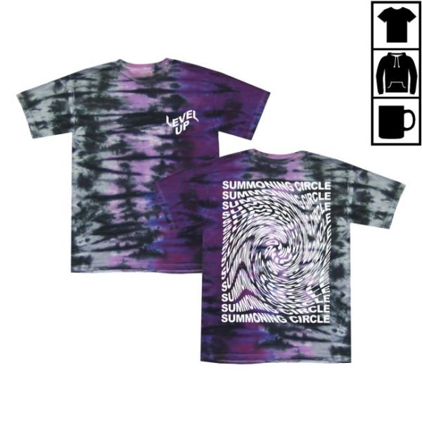 Level Up Merch Store Shop Level Up Shadow Twisted Tie Dye Tee