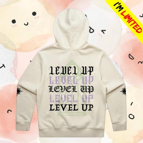 Level Up Merch Store Shop Level Up Solar Summer Midweight Hoodie