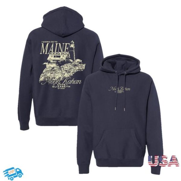 Noah Kahan Merch Store Shop Cape Elizabeth Hoodie