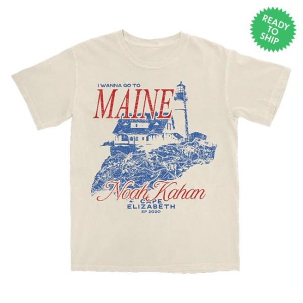 Noah Kahan Merch Store Shop Cape Elizabeth Tee