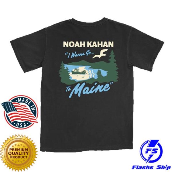 Noah Kahan Merch Store Shop Maine Fishing Tee