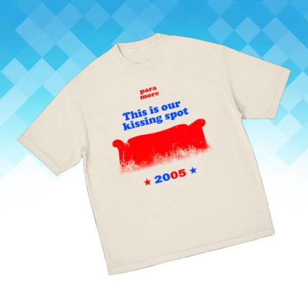 Paramore Official Store Merch Shop Our Kissing Spot T-Shirt
