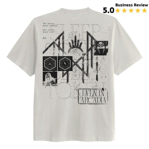 Revolver Magazine Merch Store Shop Sleep Token Even In Arcadia White T-Shirt
