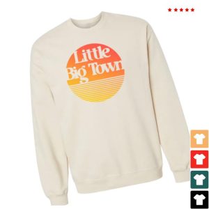 Little Big Town Store Merch Little Big Town Sunset Crewneck