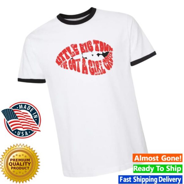 Little Big Town Store Merch Girl Crush Lip Ringer T-Shirt
