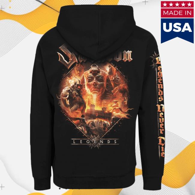 Sabaton Store Merch Legends Zip Hoodie - Newest Fashion Trends