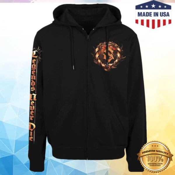 Sabaton Store Merch Legends Zip Hoodie