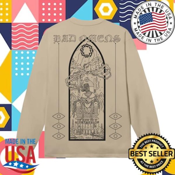 Sumerian Records Store Merch Bad Omens ‘Dethrone’ Long Sleeve