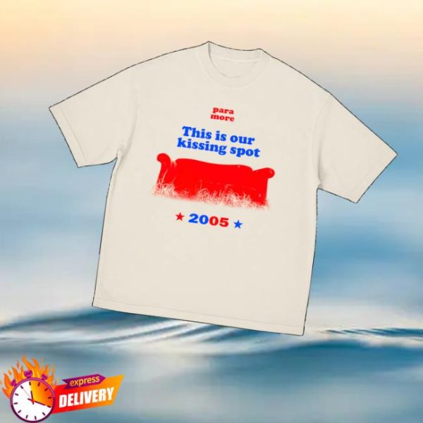 Paramore Merch This Is Our Kissing Spot 2005 Shirt