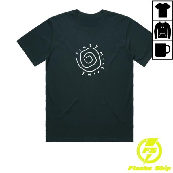 Lizzy Mcalpine Shop Green Vortex Tee
