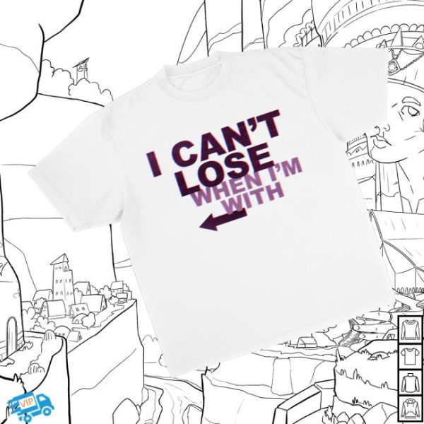 Jonas Brothers Merch Store Shop I Can’t Lose Arrow Tee Left