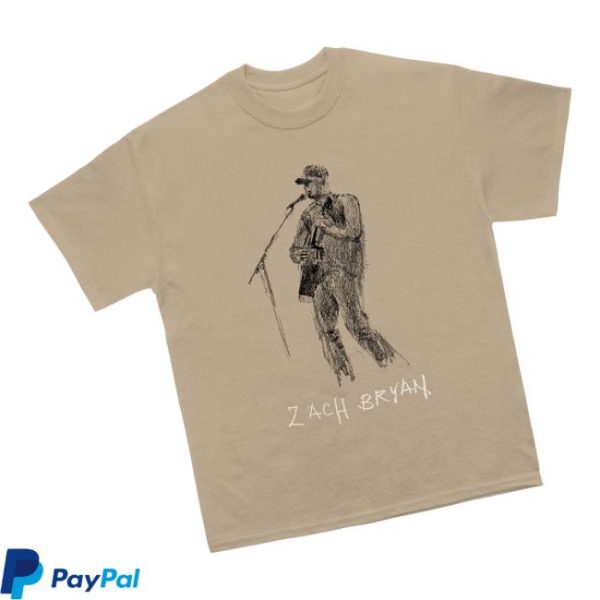Zach Bryan Shop Store Merch Zb Sketch Tee