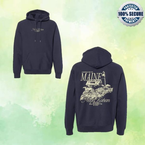 Noah Kahan Merch Cape Elizabeth Hoodie