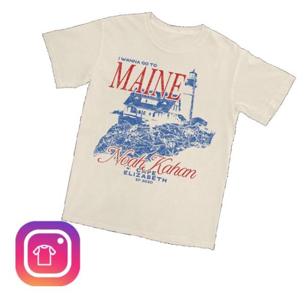 Noah Kahan Merch Cape Elizabeth Tee