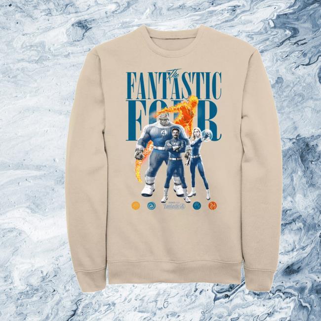 Disney Store Fantastic 4 First Steps Team Pullover Sweatshirt - Newest Fashion Trends