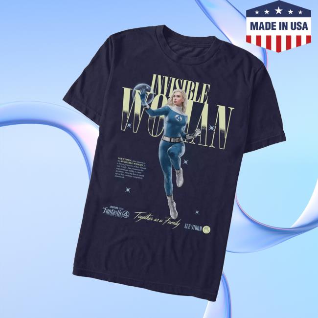 Disney Store Fantastic 4 First Steps Invisible Woman T-Shirt - Newest Fashion Trends