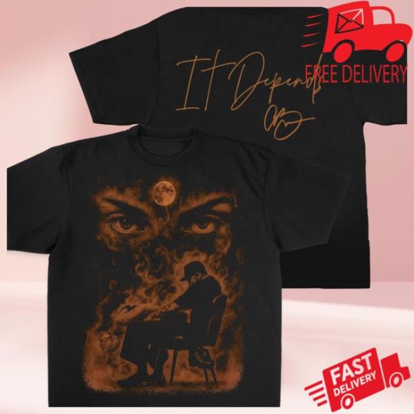 Shop Chris Brown Store Merch It Depends SS T-Shirt